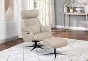 Murcia Swivel Recliner Chair & Stool